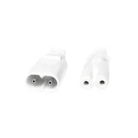 LogiLink 2m, IEC 60320-C8/IEC 60320-C7 White C7 coupler C8 coupler