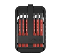 Bit-Satz slimBit electric (rot, 7-teilig)