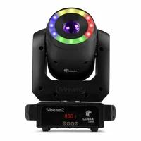 BeamZ Moving Head COBRA 100R - Typ: Moving Head - Leuchtmittel: LED - Ausstattung: Prisma - Gobo - DMX-fähig - Funktionen: Spot