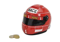 G. Wurm Spardose Motorradhelm 11 x 14 x 11 cm - Breite: 14 cm - Höhe: 11 cm - Länge: 11 cm - Produkttyp Geschenke: Spardosen - Motiv: Motorrad