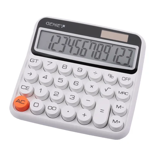 Genie 612 W calculator Desktop Basic White