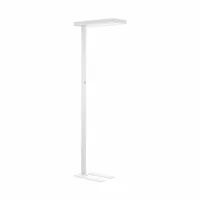Eglo Professional Bürostehleuchte GARABELLA Weiss - Betriebsart: Netzbetrieb - Dimmbar: dimmbar - Breite: 28 cm - Höhe: 196 cm - Farbwiedergabeindex CRI: 80 - Lichtfarbe: Neutralweiss (NW)