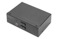 DIGITUS KVM Switch, 2x1  DP, DP Out,USB