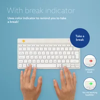 R-GO COMPACT BREAK ERGONOMIC KEYBOARD QWERTZ (DE) BLUETOOTH W