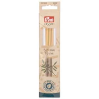 Prym 1530 Strumpfstricknadel BAMBUS 3.00 mm, 15 cm - Material: Bambus - Produkttyp: Strumpfstricknadel