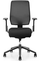 Giroflex Bürostuhl 68 mit Netzrücken und Armlehnen, Schwarz - Produkttyp: Bürostuhl - Material Bezug: Stoff - Armlehnen: Ja - Material Fuss: Aluminium - Rückenart: Netzrücken - Rollenart: Hartbodenrollen