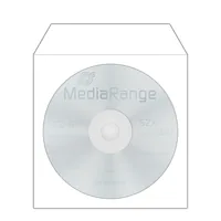 MediaRange CD-Tasche Papier - Produkttyp: CD-Tasche - Medientyp: DVD - CD - Nutzinhalt Gesamt: 1 Stück - Ausstattung: Sichtfenster - Verpackungseinheit: 50 Stück
