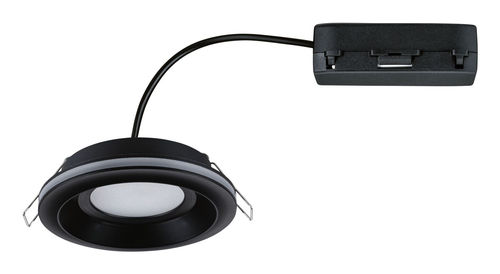 Paulmann Einbauleuchte LED Sormus Schwarz - Leuchten Kategorie: Einbauleuchte - Betriebsart: Netzbetrieb - Lampensockel: LED fest verbaut - Farbtemperatur Kelvin: 3000 K - Gesamtleistung: 4.8 W - Farbwiedergabeindex CRI: 80