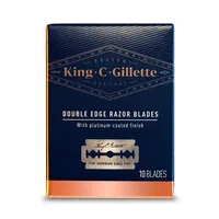 Gillette King C. razor blades 10 pc(s) Stainless steel Men