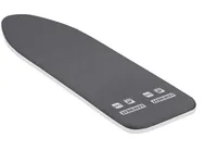 Leifheit Bügelbrettbezug Thermo Reflect Schwarz - Bügelbrettbezug: Baumwolle (CO) - Zubehörtyp: Bügelbrettbezug - Detailfarbe: Schwarz - Breite max.: 40 cm - Material: Baumwolle - Länge max.: 125 cm