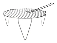 Nouvel Grillrost Ø 45 cm, Edelstahl - Anwendungszweck: Fleisch - Gemüse - Form: Rund - Griffe: Ja - Rosttyp: Grillrost - Material: Edelstahl