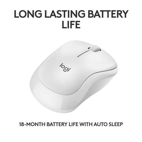 Logitech M240 Silent mouse Travel Ambidextrous RF Wireless + Bluetooth 4000 DPI