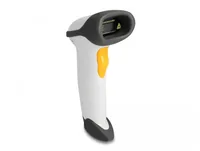 DeLOCK USB Barcode Scanner 1D with connection cable and stand - Laser - light grey