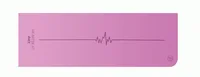 Airex Yogamatte Heartbeat, Pink - Breite: 61 cm - Eigenschaften: Keine Eigenschaft - Länge: 183 cm - Dicke: 0.4 cm - Farbe: Pink - Sportart: Fitness - Indoor