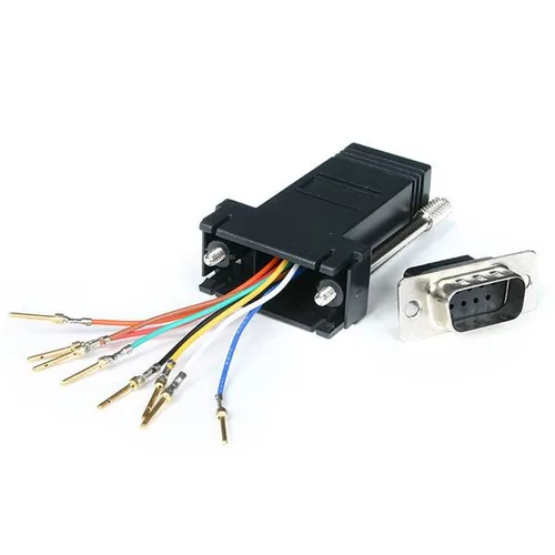 StarTech.com DB9 auf RJ45 Modular-Adapter - Stecker/Buchse - Seriell Adapter DB-9 / RJ-45 - St / Bu - Serieller Adapter - DB-9 (M)