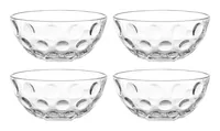 Leonardo Schale Cucina Optic 14 cm, 4 Stück, Transparent - Unterteilungsmöglichkeit: Keine Angaben - Material: Kalk-Natron-Glas - Detailfarbe: Transparent - Set: Ja - Durchmesser: 14 cm - Verpackungseinheit: 4 Stück