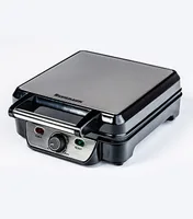 Waffle iron Ravanson GR-7030 (1100W; black)