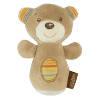 fehn Rassel Mini Teddy - Material: Stoff - Spielzeugtyp: Greifling mit Rassel - Detailfarbe: Braun - Alter ab: 6 Monate