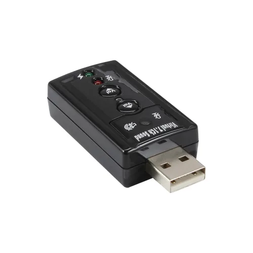 InLine USB Audio Soundkarte - mit virtuellem 7.1 Surround Sound
