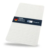 Ridder Badewanneneinlage Playa 38 x 80 cm, Weiss - Breite: 38 cm - Länge: 80 cm - Detailfarbe: Weiss - Detailmaterial: Kautschuk - Grundmaterial: Kunststoff