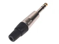 Bemero Stecker BC2002NI-M 6.3 mm Stereo Klinkenstecker Nickel - Audio Steckertyp: Klinke 6.3 mm - male - Anwendungsbereich: Live/Bühne - Installation - Studio