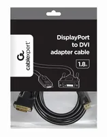 Gembird CC-DPM-DVIM-6 video cable adapter 1.8 m DisplayPort DVI Black