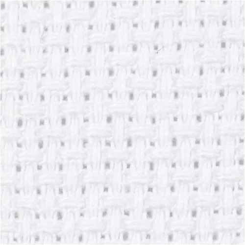 Creativ Company Aida-Stoff 50 x 50 cm, Weiss - Detailfarbe: Weiss - Produktart: Aida-Stoff