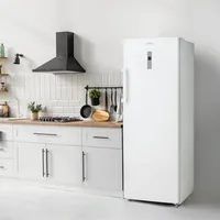Domo Gefrierschrank DO91205F Wechselbar/Rechts - Energieeffizienzklasse: D - Bauart: Freistehend - Einbaunormen: Keine - Einbaumodell: Nein - Gefrierfach Klassifizierung: 4 Sterne - Tiefe: 63.2 cm - 66.1 cm