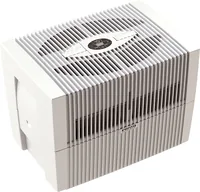 Venta Luftwäscher Luftbefeuchter LW45 Comfort Plus Weiss, 60 m² - Typ: Verdunsterluftbefeuchter - Funktionen: Timerfunktion - Befeuchten - Beduften - Nachtmodus - Raumthermostat - Display - Abschaltautomatik - Duftstoffbehälter: Nein - Hygrostat: Ja - Det