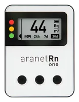 Aranet Radondetektor  Aranet Radon One Sensor HOME Weiss - Anwendungsbereich: Radondetektor - Typ: Messgerät - Detailfarbe: Weiss