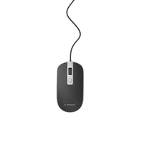 gembird Maus OPT WIRED 4 Tasten USB schwarzsilber