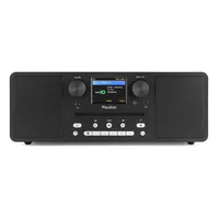 Audizio Internet Radio Naples Schwarz - Radio Tuner: Internetradio - FM - DAB+ - Stromversorgung: Netzbetrieb - Detailfarbe: Schwarz - Ausstattung: Micro-SD-Slot - Sleep-Timer - Display - Weckfunktion - MP3 Player - Fernbedienung - CD-Player - Senderspeic