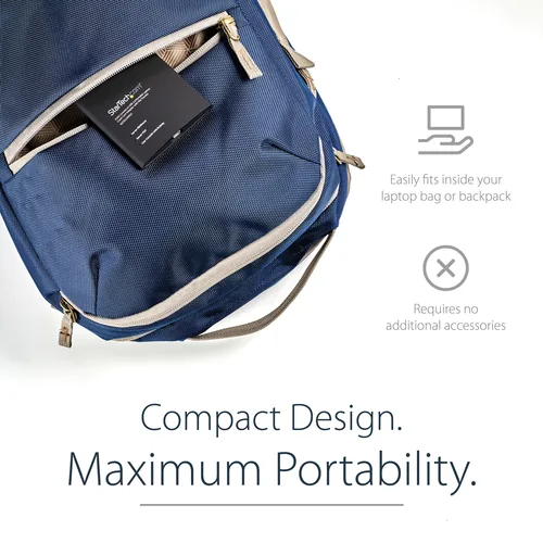 StarTech KVM Console to Laptop USB 2.0 Portable Crash Cart Adapter with File Transfer & Video Capture - Portable KVM Console