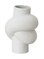 Rosenthal Vase Node 14 cm Weiss matt - Assortiert: Nein - Höhe: 14 cm - Detailfarbe: Weiss matt - Detailmaterial: Porzellan - Grundmaterial: Keramik