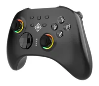 Deltaco Gaming GAM-184 Gaming-Controller Schwarz Bluetooth/USB Joystick + Motorsteuerungshebel PC