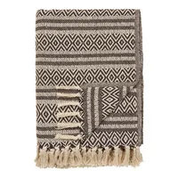 House Nordic Adana Plaid 130 x 180 cm, Braun - Eigenschaften: Keine Eigenschaft - Zertifikate: Keine Zertifizierung - Breite: 130 cm - Höhe: 180 cm - Detailfarbe: Braun - Produkttyp: Decken