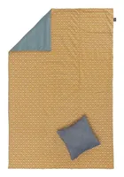 Urbanara Picknickdecke Ankisa 190 x 130 cm - Terrakotta / Weiss - Breite: 130 cm - Material: Baumwolle - Polyester - Nachhaltigkeit: Nicht angegeben - Länge: 190 cm - Sportart: Outdoor - Farbe: Terrakotta