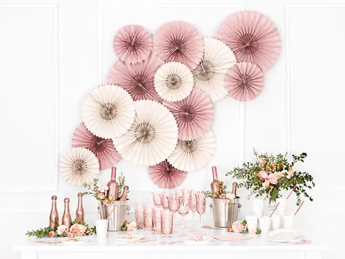 PartyDeco SP33-23-081J paper napkins Gold, Pink 20 pc(s)