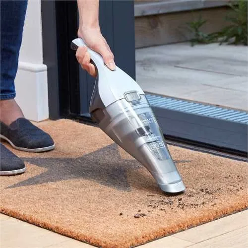 BLACK+DECKER Akku-Handsauger Dustbuster Blau/Grau - Fassungsvermögen: 390 ml - Staubsauger Typ: Akku-Handstaubsauger - Nasswischfunktion: Nein - Ladezeit: 600 min - Max. Laufzeit: 10 min - Spannung: 7.2 V