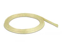Delock Geflechtschlauch aus Aramid Fasern 2 m x 6 mm Gelb - Detailfarbe: Gelb - Breite: 6 mm - Länge: 2 m - Produkttyp: Kabel-Schutz - Ausstattung Kabelmanagement: Elastisch - Verpackungseinheit: 1 Stück