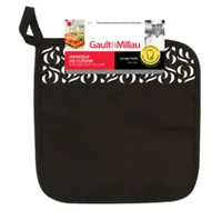 Gault Millau Topflappen 1 Stück, Schwarz - Material: Baumwolle (CO) - Detailfarbe: Schwarz
