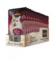 Leonardo Cat Food Nassfutter Rind Pur, 85 g - Tierbedürfnis: Haut & Fell - Geschmacksrichtung: Rind - Zertifikate: Keine Zertifizierung - Fleischsorte: Rind - Packungsgrösse: 85 g - Futtereigenschaft: Getreidefrei - Ohne künstliche Zusätze - Hypoallergen 