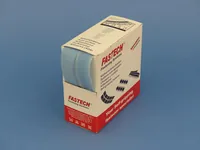 FASTECH Klettband-Box Hellblau - Produkttyp: Klettband - Ausstattung Kabelmanagement: Standard-Klettband zum Nähen - Detailfarbe: Hellblau - Breite: 25 mm - Länge: 5 m - Material: Polyamid (PA)