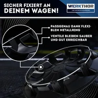 Werkthor Radzierblende Werkthor Radkappen 13 Zoll 4er Set 13 - Grösse: 13 - Detailfarbe: Schwarz - Silber