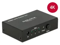 Delock HDMI UHD Switch 3 x HDMI in > 1 x HDMI out 4K