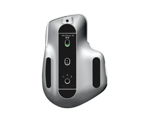 Logitech Maus MX Master 3S Pale Grey - Maus-Typ: Standard - Maus Features: Seitliches Scrollrad - Logi Bolt-Empfänger - Easy Switch - Daumentaste - Scrollrad - Bedienungsseite: Rechtshänder - Detailfarbe: Weiss - Verbindungsart: Kabellos - Schnittstelle: 