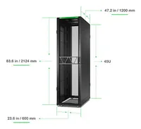 APC NetShelter SX Gen 2 - Schrank Netzwerkschrank - 2124 (H)