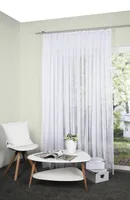 Stotz Decor AG Tagvorhang mit Faltenband und Gleiter  Chur 300 cm x 145 cm - Breite: 300 cm - Höhe: 145 cm - Nachhaltigkeit: Nicht angegeben - Aufhängung: Clic Gleiter - Vorhangtyp: Vorhang mit Faltenband - Motiv: Ohne Motiv
