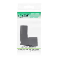 InLine Netzadapter IEC 60320 C14 / C13 - oben/unten gewinkelt - 3pol. Kaltgeräte