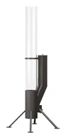 Gardenflare Feuerrohr XXL - Zusatzausstattung: Keine - Typ: Ambiente - Höhe: 2150 cm - Durchmesser: 20 cm - Material: Edelstahl - Sicherheitsglas